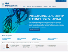 Tablet Screenshot of iscimanagement.com
